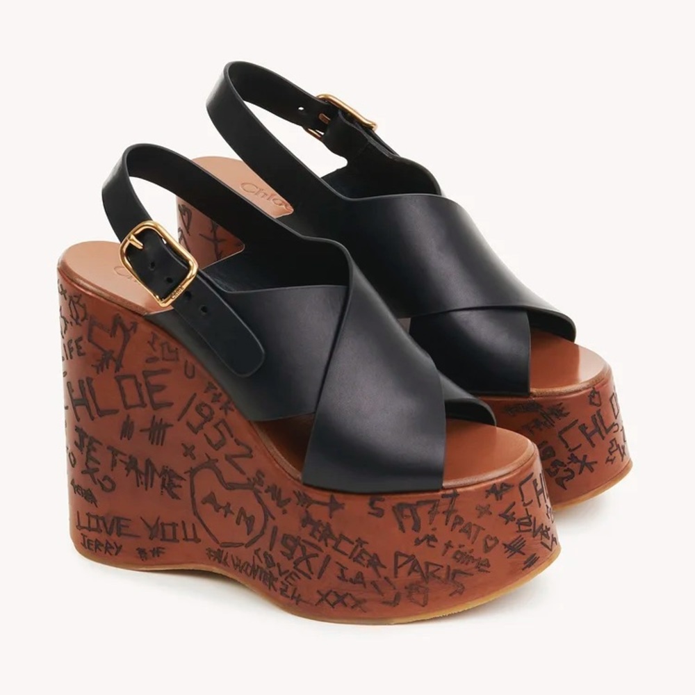 ✨ NIB CHLOE Maxime wedges - Picture 4 of 13
